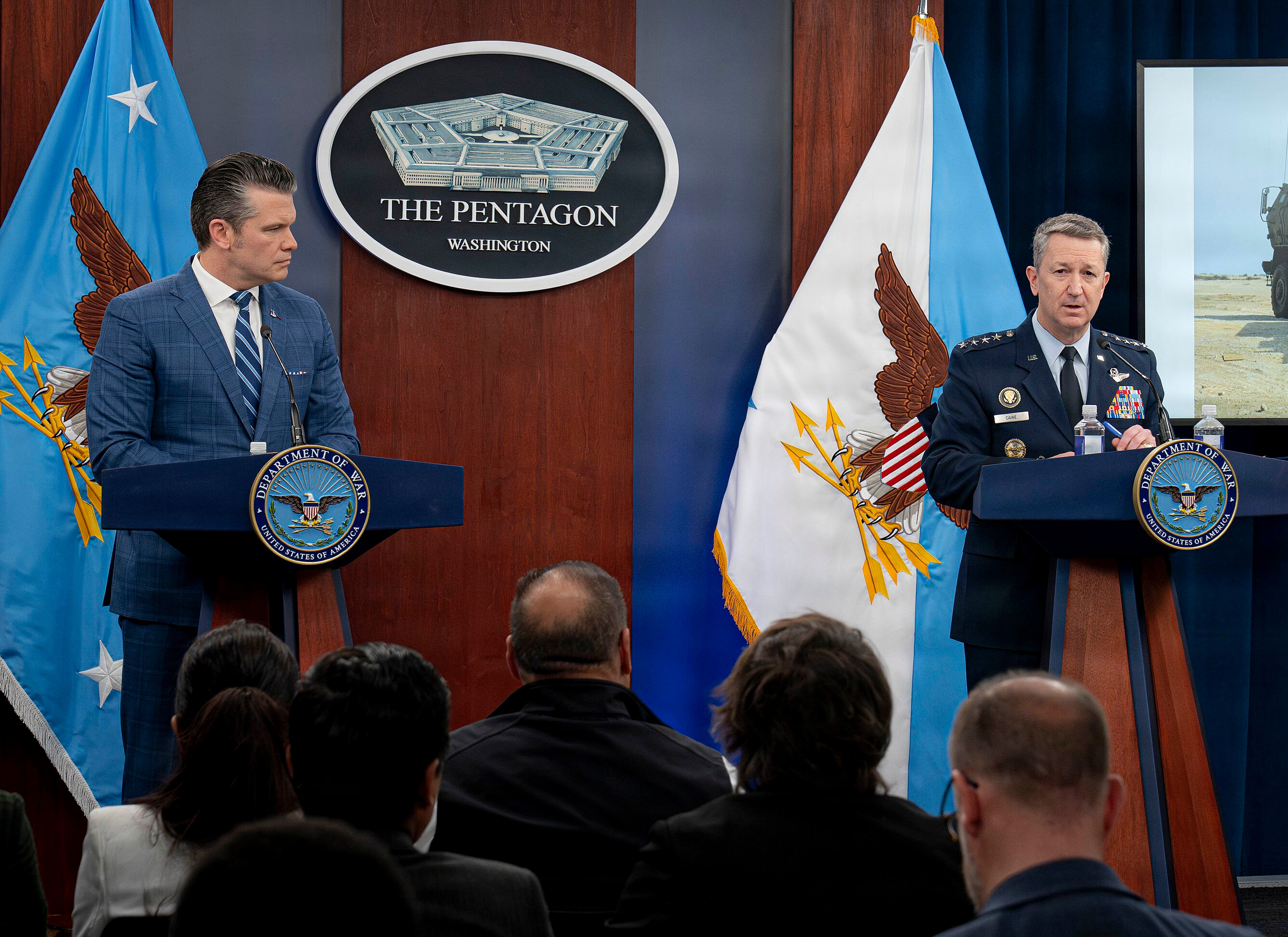 Press Briefing of Iran War at Pentagon