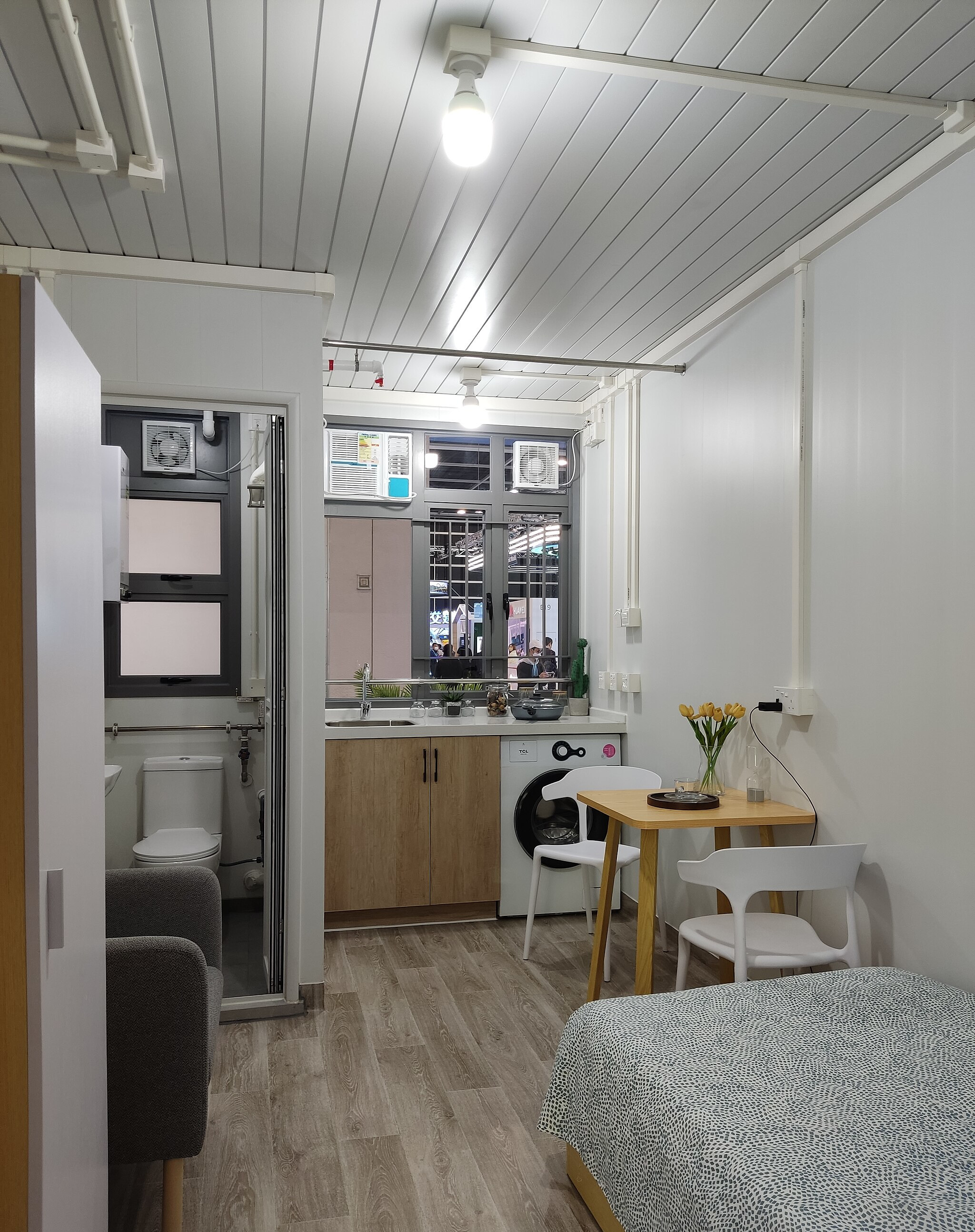 Interior of a modular prefab home