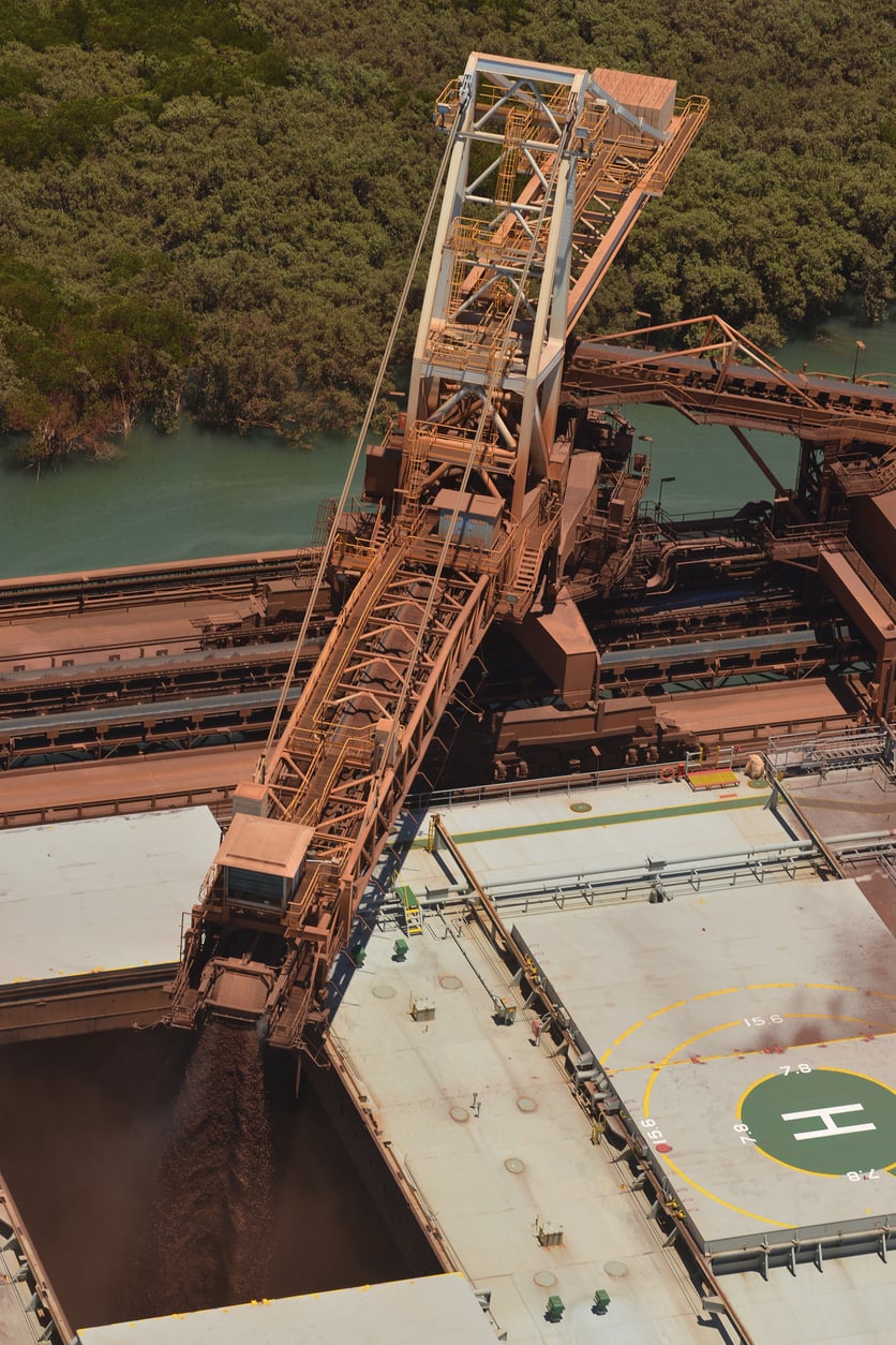 Export of Australian iron ore to China